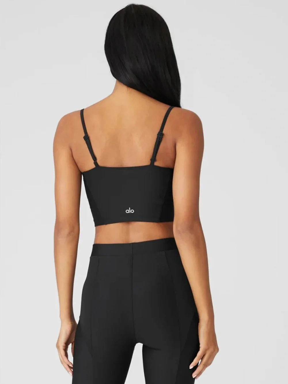 ALO Yoga Airlift Street Goddess Bra Tank in Black Size M